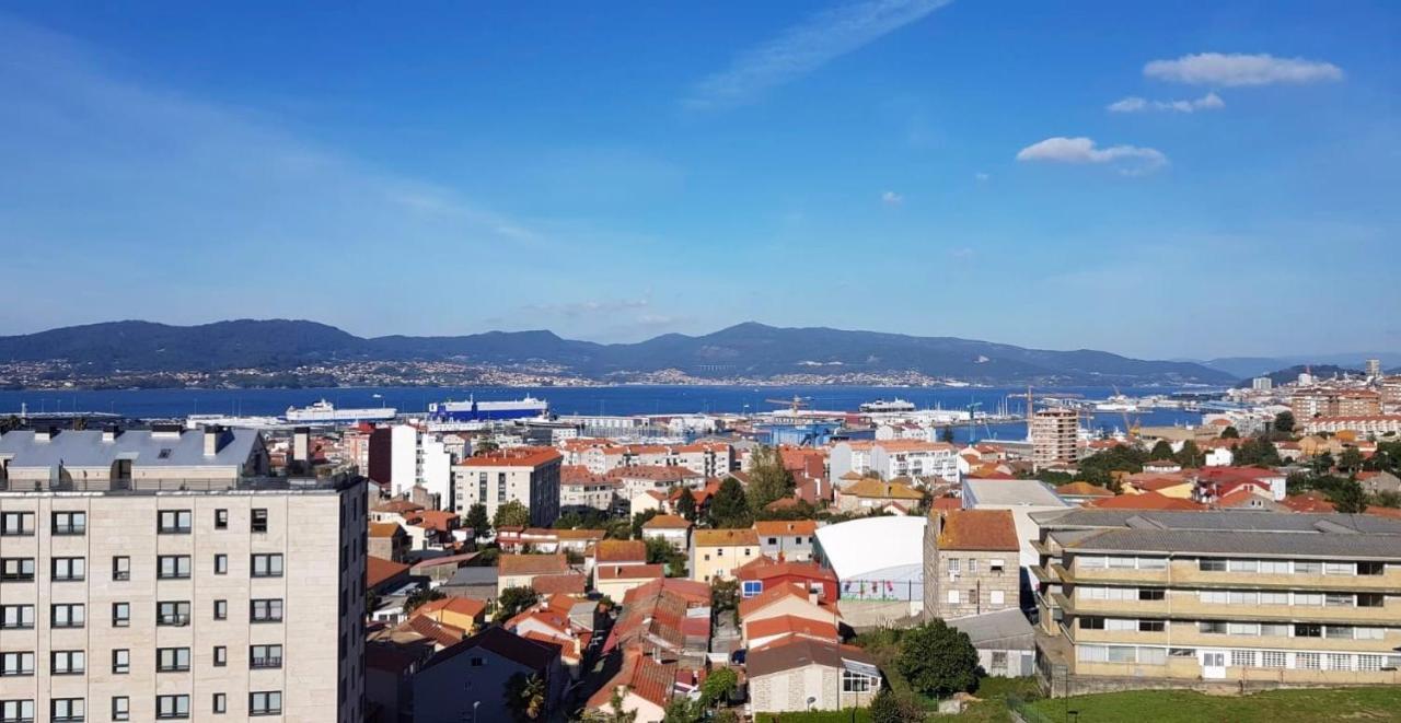 Apartmán Piso Miracies- Wifi- Parking- Vistas Ria De Vigo Exteriér fotografie